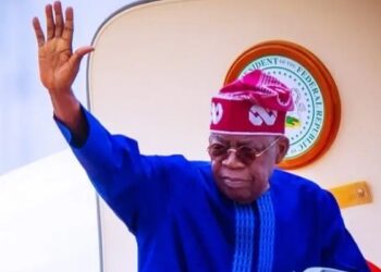 President Bola Ahmed Tinubu leaving Nigeria on one of his foreign trips
