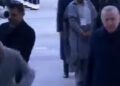 Moment Nigeria's President Bola Ahmed Tinubu tripped and fell while walking with President Erdogan of Türkiye