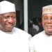 Ex-Vice President Atiku Abubakar with National Chairman of the Action Democratic Party (ADP), Yabagi Yusuf Sani
