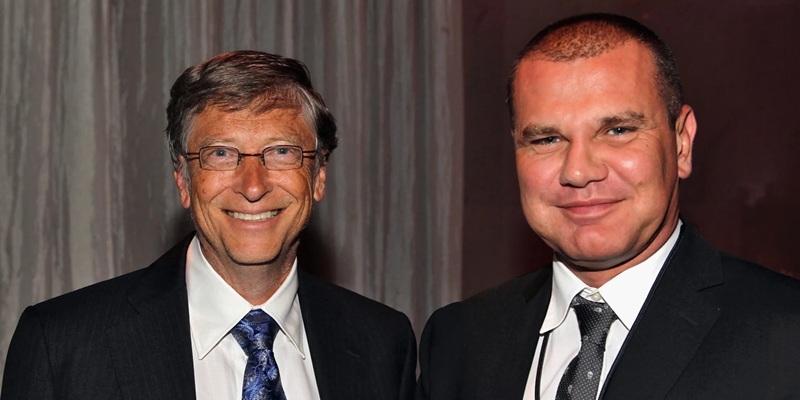 Bill Gates with Boris Nikolic