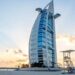 The Iconic Burj Al-Arab Hotel in Dubai, UAE
