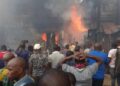 Nnewi Electrical Market on fire