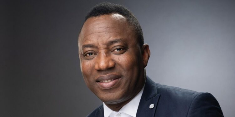 Human-rights activist and presidential candidate, Omoyele Sowore