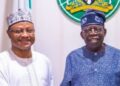 President Bola Ahmed Tinubu with Kaduna State Governor, Uba Sani