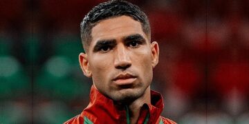 Morocco’s captain, Achraf Hakimi