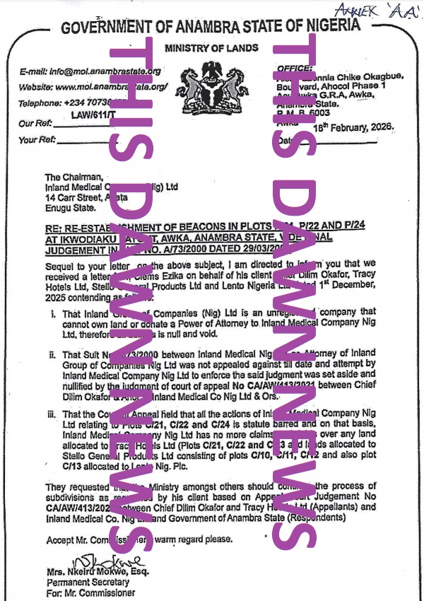 Annexure ‘AA’ of the petition against Barrister Clems Ezika, SAN