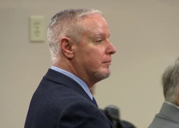 Colin Gray convicted following a mass shooting at Apalachee High School in Winder, northeast of Atlanta, by his son, September 4, 2024