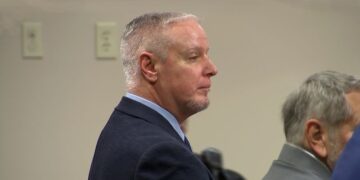 Colin Gray convicted following a mass shooting at Apalachee High School in Winder, northeast of Atlanta, by his son, September 4, 2024