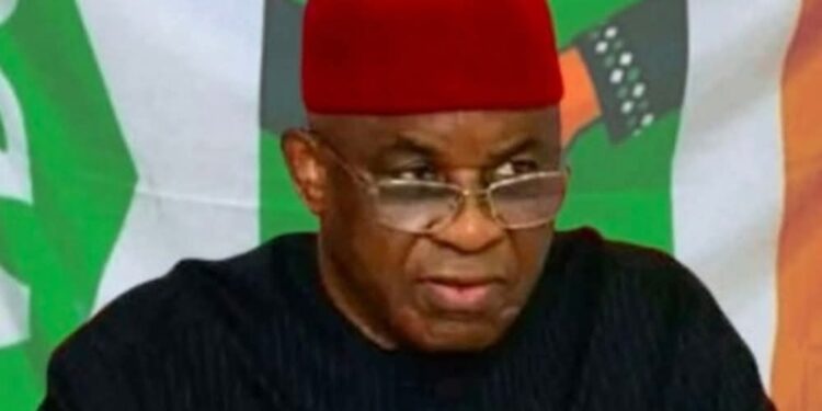 National Chairman of the African Democratic Congress (ADC), Senator David Mark