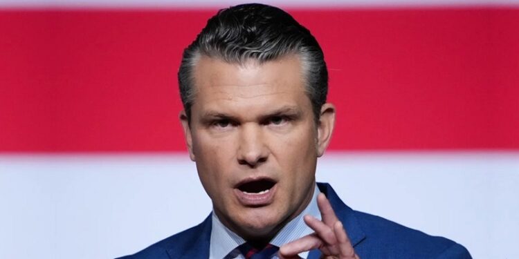 United States' Secretary of War Pete Hegseth