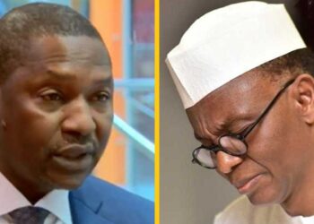 Former Attorney-General of the Federation (AGF) Abubakar Malami, SAN | Former Kaduna State Governor, Malam Nasir El-Rufai