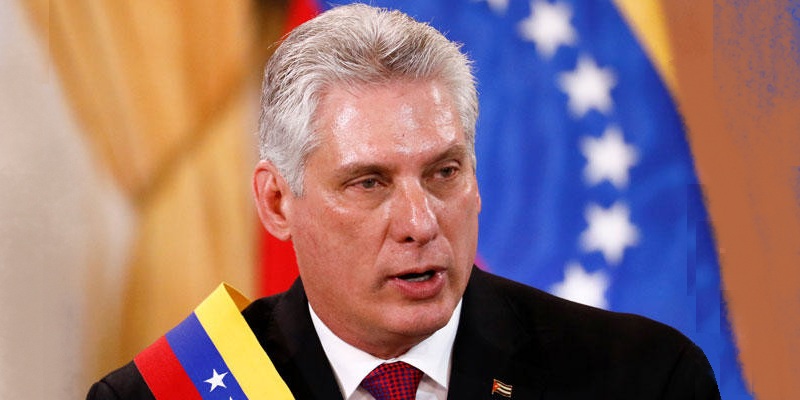Cuban President Miguel Díaz-Canel