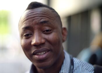 Human-rights activist and presidential candidate, Omoyele Sowore
