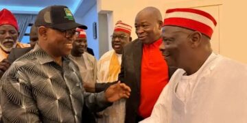 Peter Obi and Rabiu Musa Kwankwaso in Kano