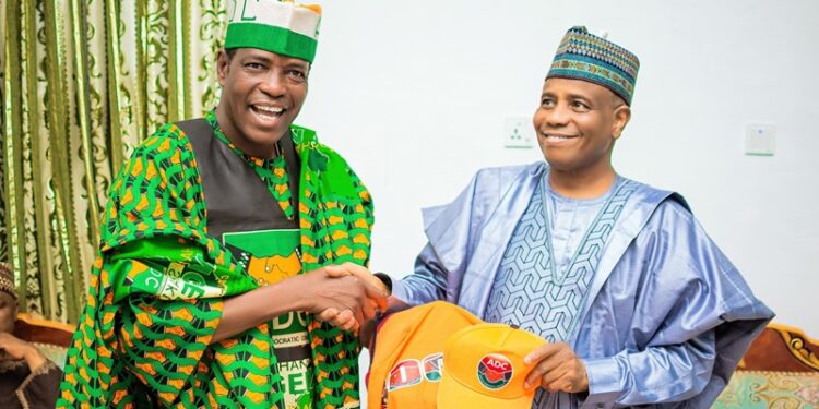 Senator Aminu Waziri Tambuwal joins the African Democratic Congress (ADC)