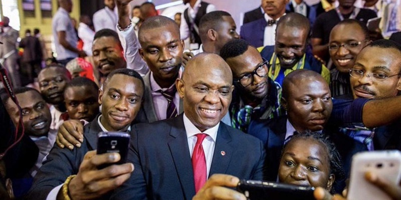 Tony Elumelu and his empowered African empowered entrepreneurs