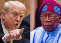 President Donald Trump of the United States tells President Bola Ahmed Tinubu of Nigeria to "Go Home!"