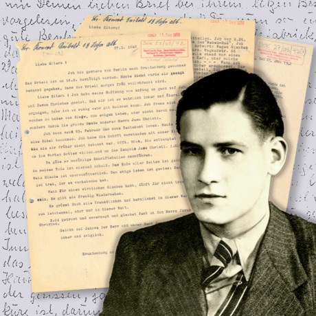 Among the documents in the archive is the final letter Wolfgang Kusserow wrote to his family before his execution in 1942