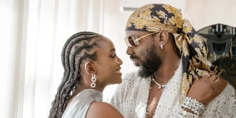 Adekunle Gold (Adekunle Almoruf Kosoko) with Simisola Bolatito Ogunleye, aka Simi