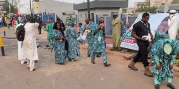 Police fired tear gas at APC convention at Abuja