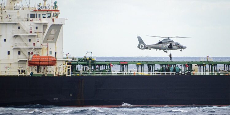 French Navy intercepts another Russian vessel laden with crude oil