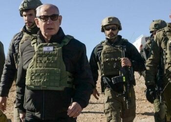 Prime Minister Benjamin Netanyahu with Israeli military chiefs