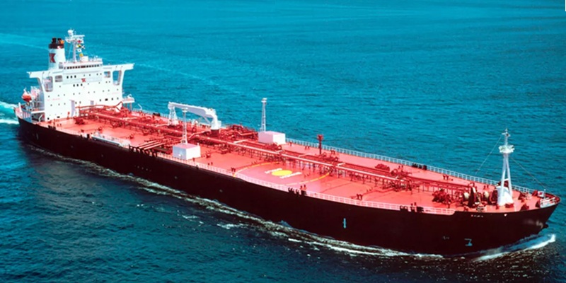 Ocean going oil tanker