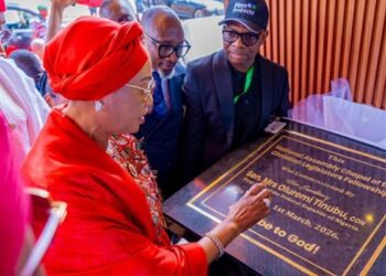 Nigeria's First Lady Senator Oluremi Tinubu commissions National Assembly Christian Chapel in Abuja