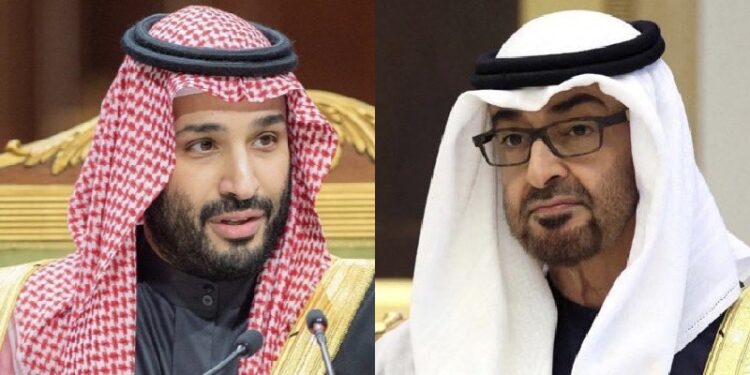Saudi Arabian Crown Prince Mohammed bin Salman | President of the United Arab Emirates (UAE) Mohamed bin Zayed Al Nahyan, also called MBZ