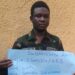 Dismissed Lance Corporal Shaibu Suleman