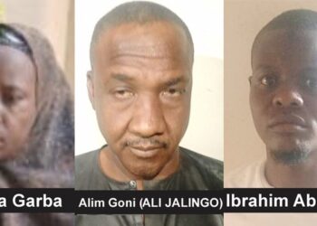 Court sentenced Sakina Garba, Alim Goni, aka Ali Jalingo, and Ibrahim Abdulrashid to 10 years for arms trafficking