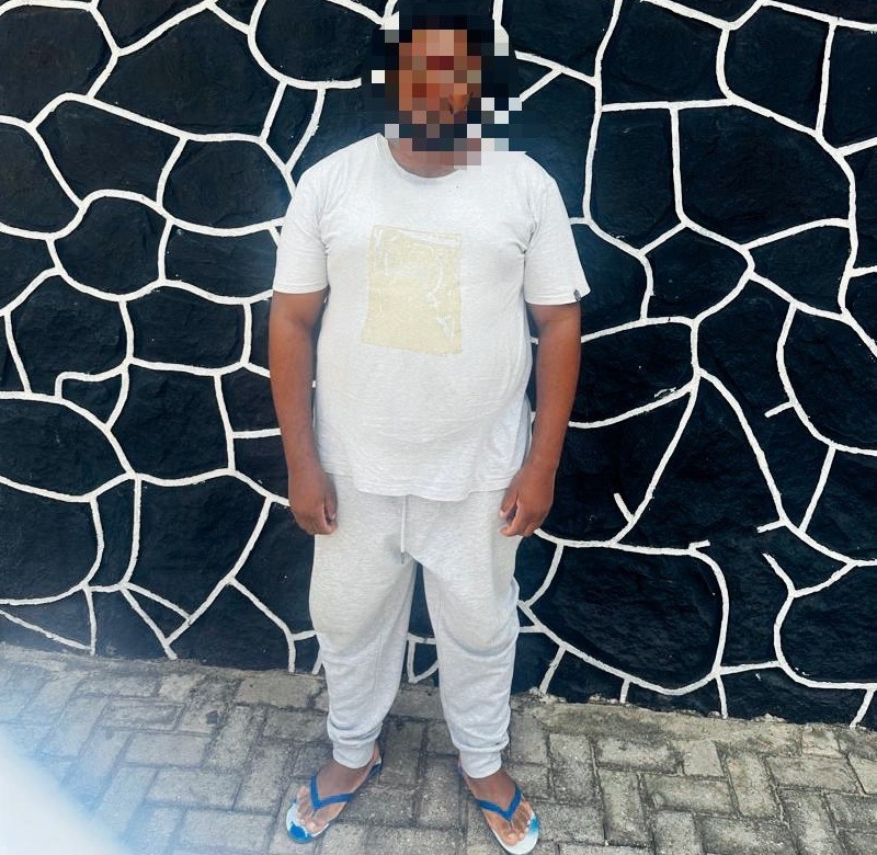 Redacted picture of Cameroonian national, Bekono Marc Eric