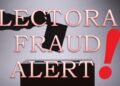 ELECTORAL FRAUD ALERT