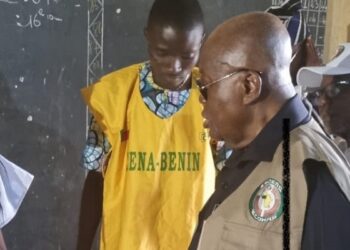 Ex-President Nana Akufo-Addo, Head of ECOWAS Observation Mission at a Cotonou polling unit on Sunday, April 12, 2026