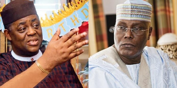 Ex-Minister of Aviation, Femi Fani-Kayode, versus ex-Vice President Atiku Abubakar