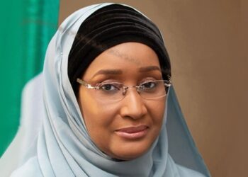 Former Minister of Humanitarian Affairs, Disaster Management and Social Development, Sadiya Umar Farouq