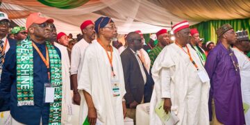 Party stalwarts during the ADC National Convention in Abuja, April 14, 2026