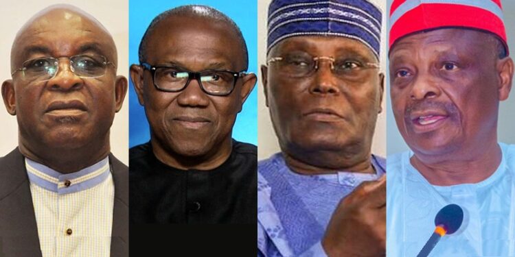 David Mark, Peter Obi, Atiku Abubakar, Rabiu Musa Kwankwaso