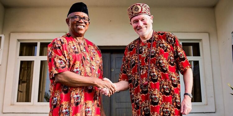 Peter Obi Hosts EU Ambassador in Onitsha