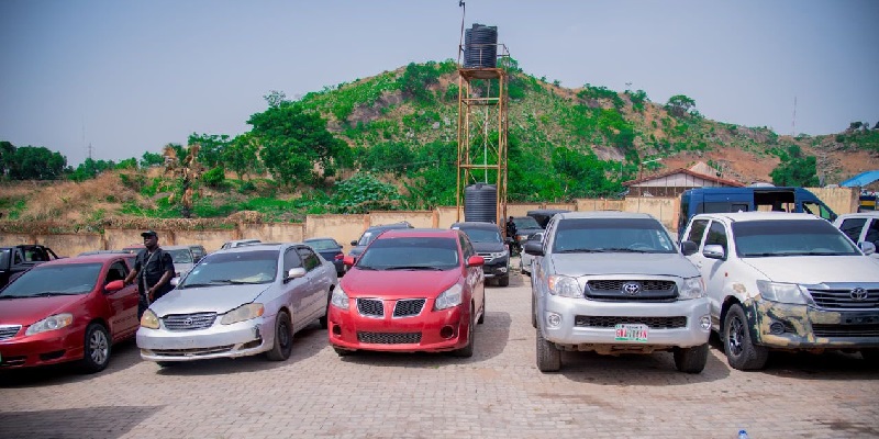 More of the recovered stolen vehicles