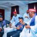 Peter Obi, Rabiu Musa Kwankwaso, Henry Seriake Dickson brainstorming with other NDC party stalwarts