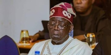 An overwhelmed President Bola Ahmed Tinubu