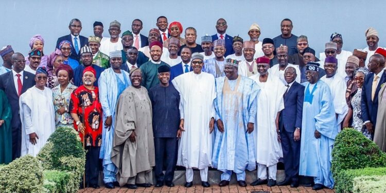 Some members of former President Muhammadu Buhari' cabinet