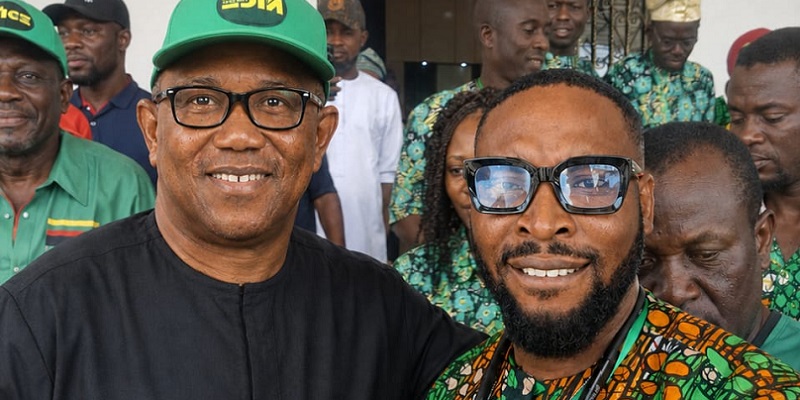 Caleb Okeke-Enyobi with Peter Obi