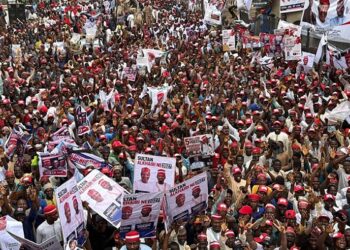 Kwankwasiyya Movement members show support for Peter Obi and Rabiu Musa Kwankwaso