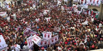 Kwankwasiyya Movement members show support for Peter Obi and Rabiu Musa Kwankwaso