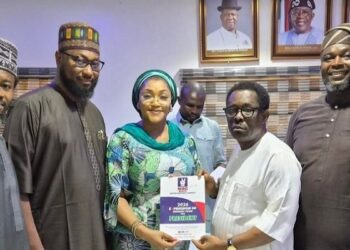 Obidients pick Peter Obi's presidential nomination form of the National Democratic Coalition (NDC)