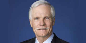 The late Ted Turner