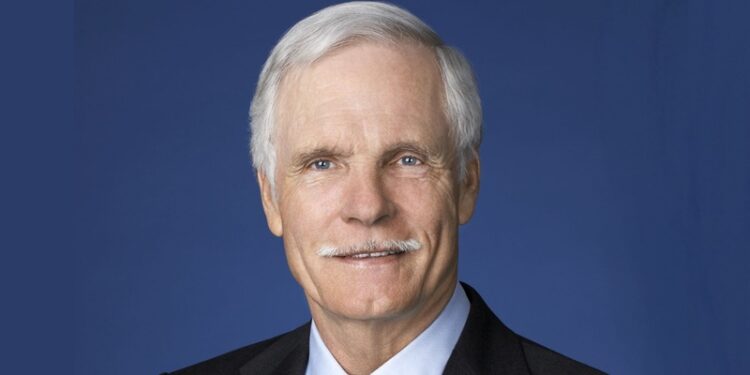 The late Ted Turner