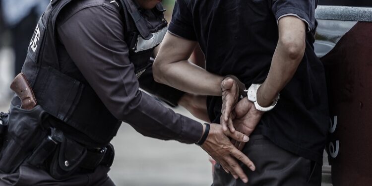 police, arrested